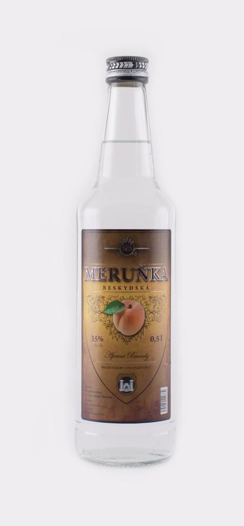 Nápoje - Beskydská Meruňka 0,5L 35%