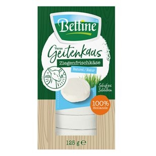 Mléčné a chlazené - Bettine Kozí čerstvý sýr přírodní 125g