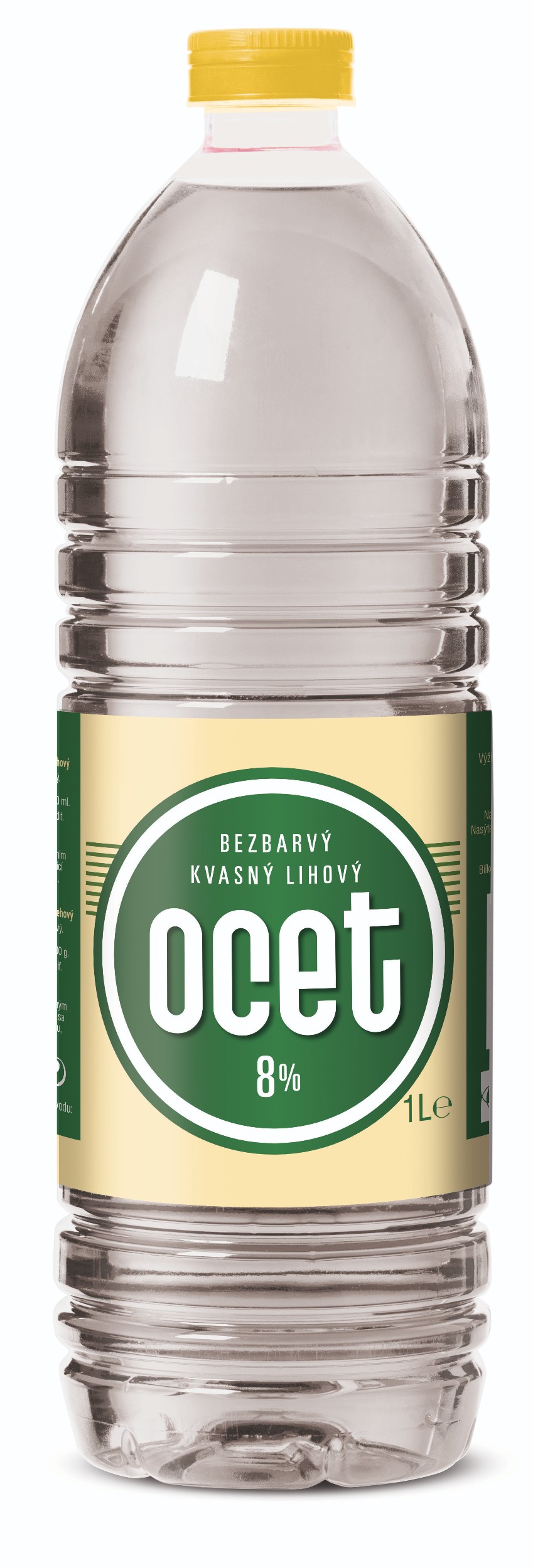 Trvanlivé potraviny - Bezbarvý kvasný lihový ocet 8% 1 l