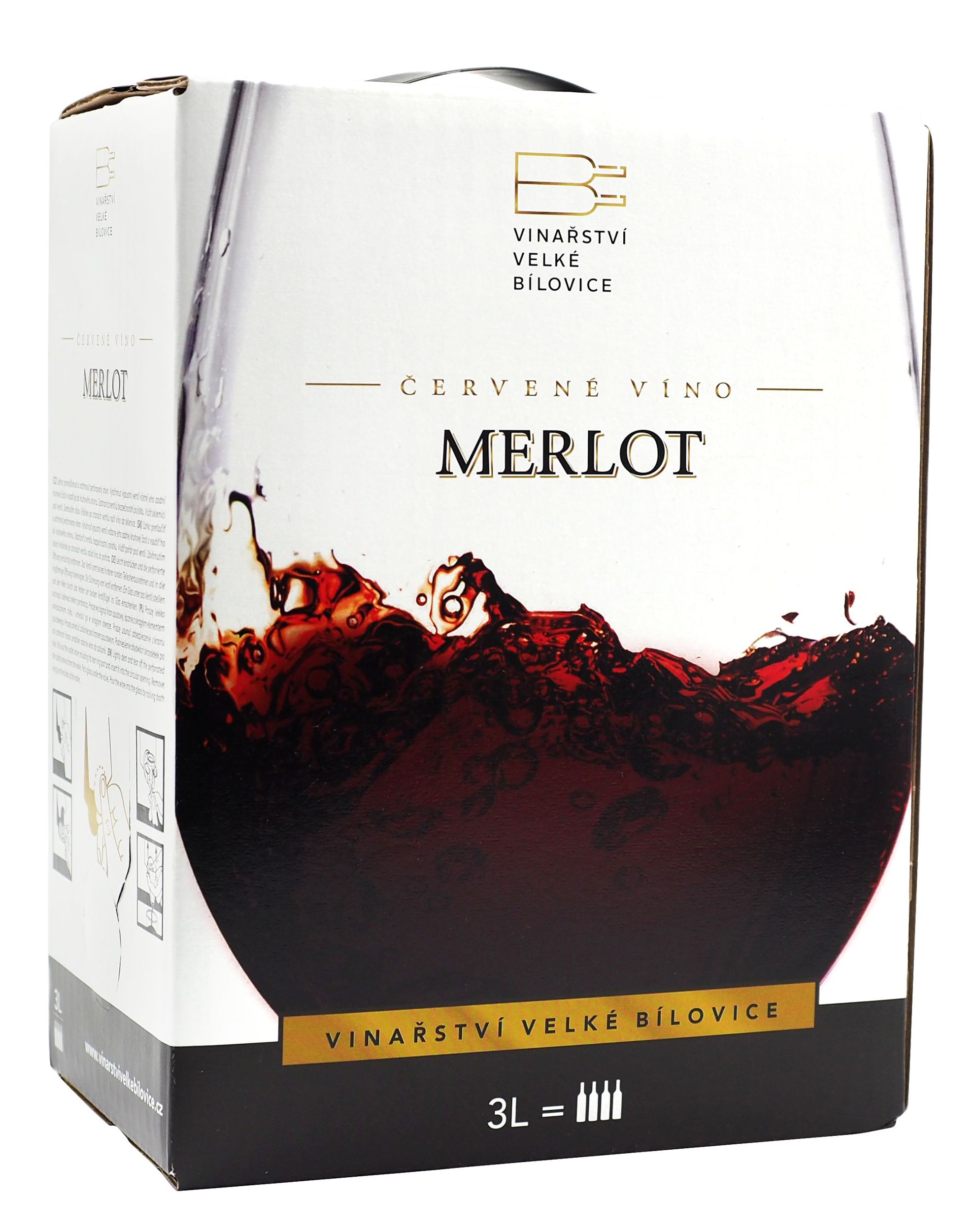 Nápoje - BiB 3 l Merlot