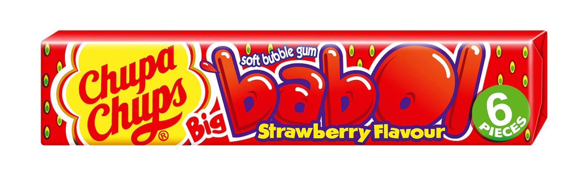 Trvanlivé potraviny - Big Babol Strawberry 27,6g