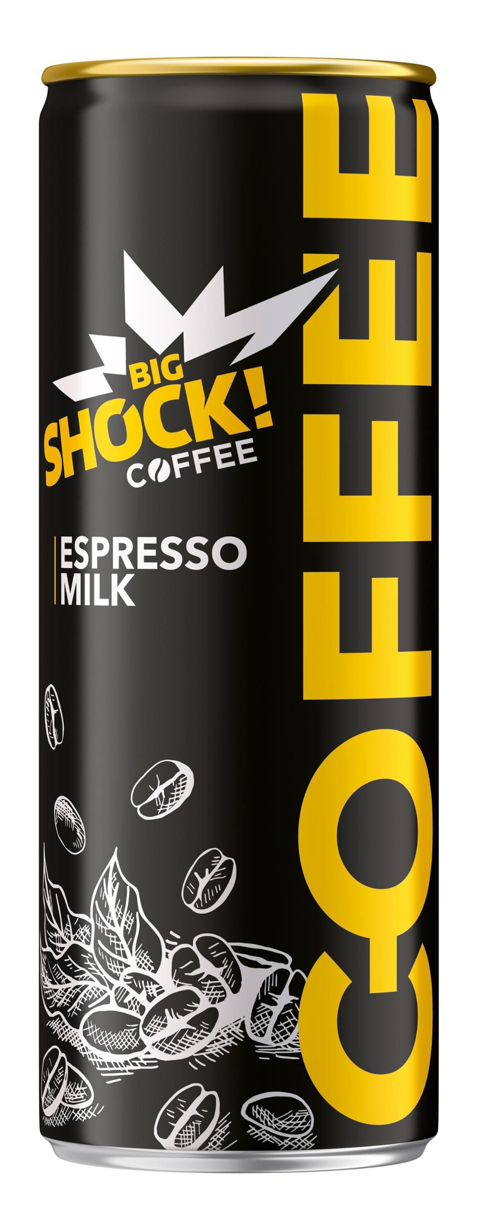 Nápoje - Big Shock! Coffee Espresso 250ml