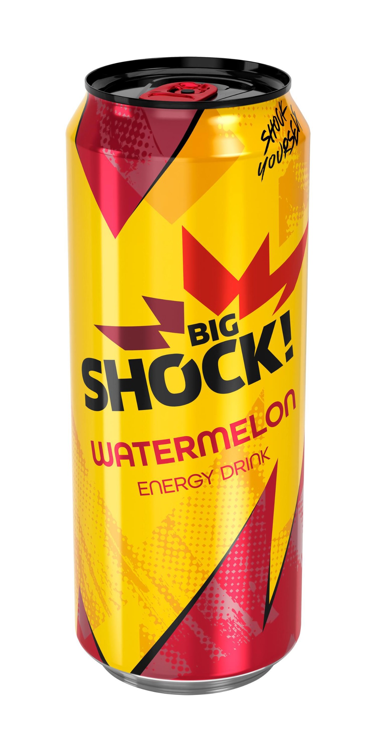 Nápoje - Big Shock! Watermelon energetický nápoj 0,5 l