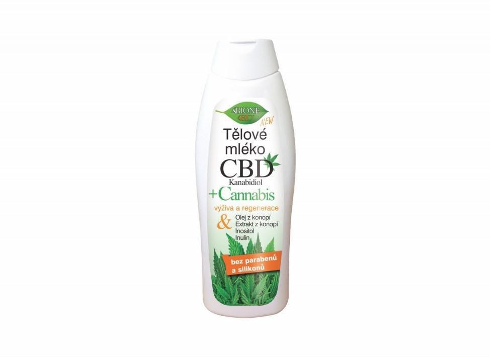 Drogerie a kosmetika - Bio CBD Kanabidiol tělové mléko 500ml