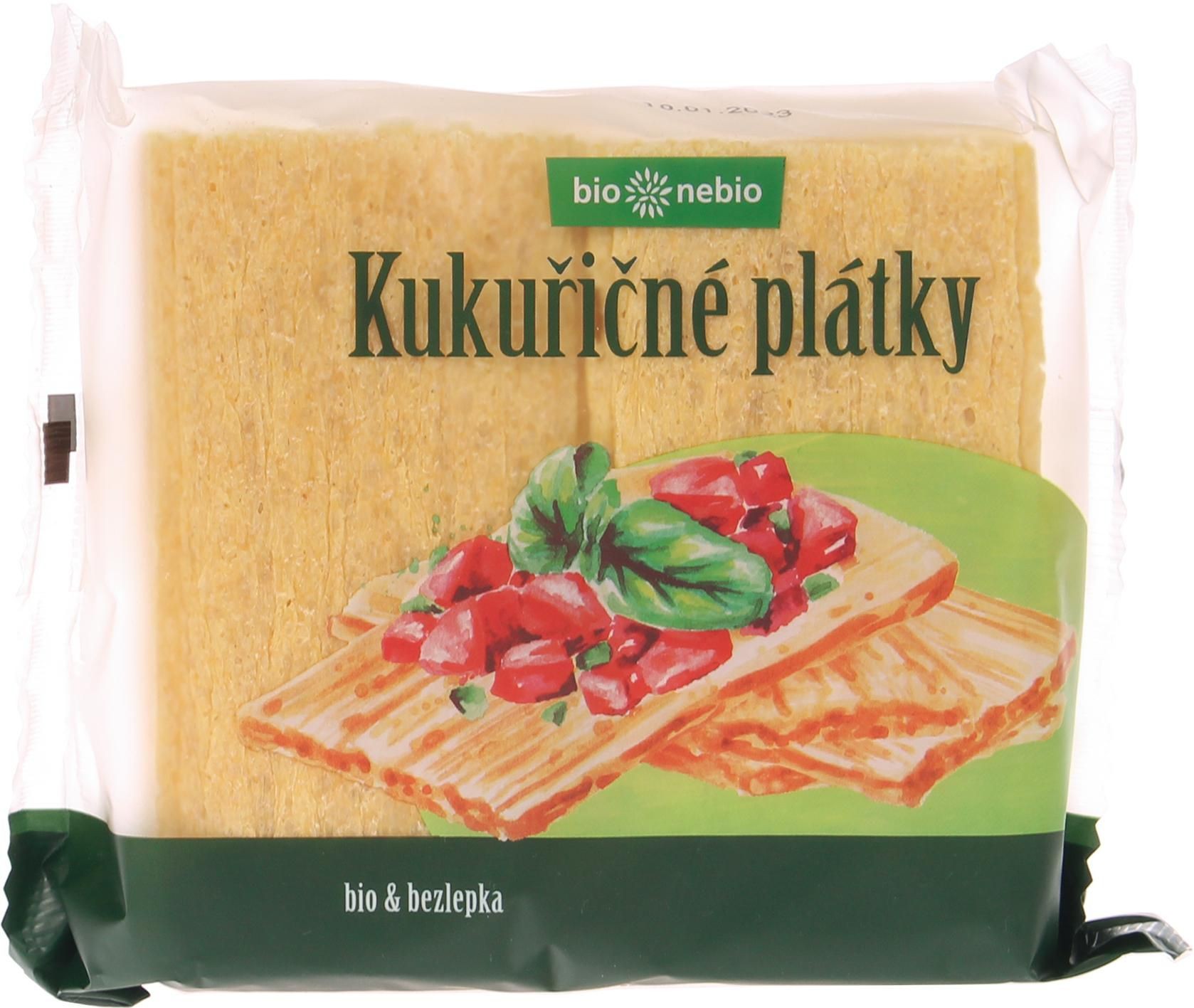 Zdravý svět - Bio Nebio BIO Plátky křupavé kukuřičné 100 g