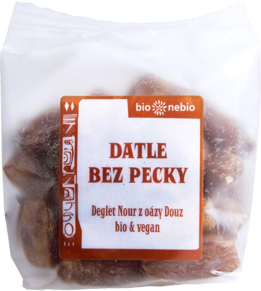 Trvanlivé potraviny - Bio Nebio BIO Sušené datle vypeckované 200 g