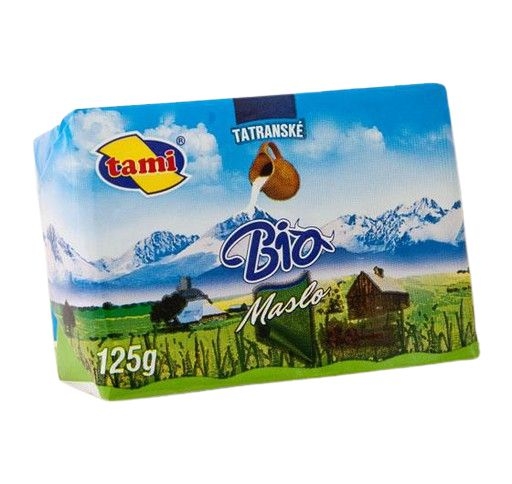 Mléčné a chlazené - BIO Tatranské máslo 125g