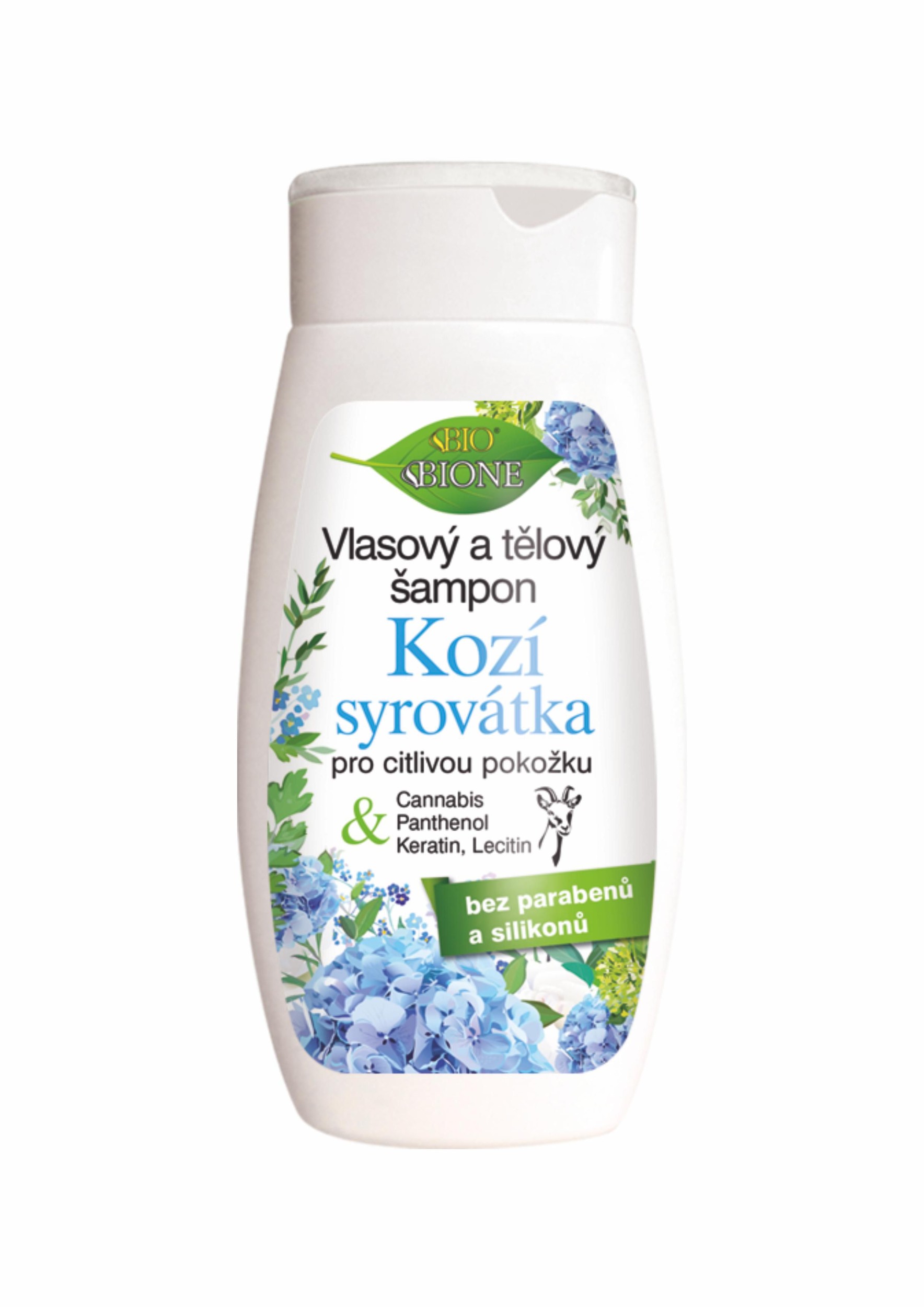 Drogerie a kosmetika - BIO Vlasový a tělový šampon 260ml