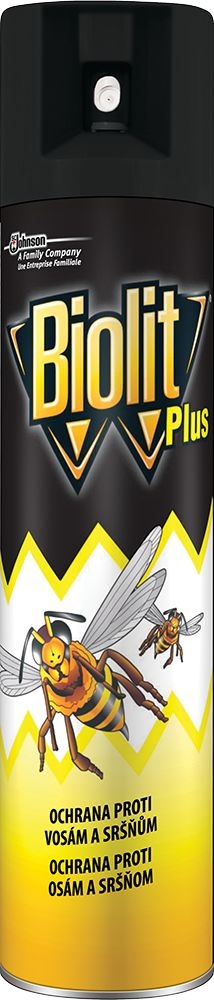 Drogerie a kosmetika - Biolit Plus Ochrana proti vosám a sršňům 400 ml