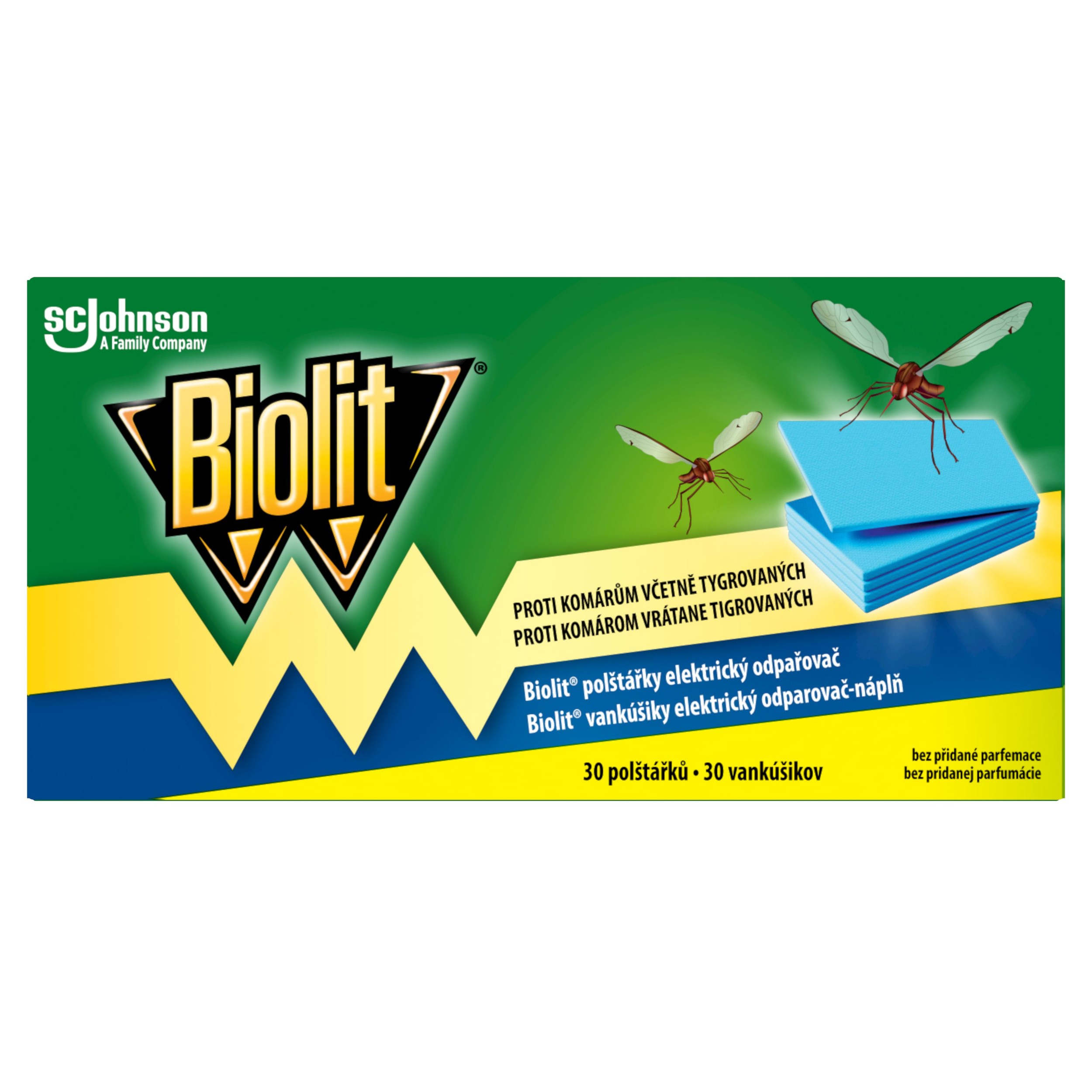 Drogerie a kosmetika - Biolit polštářky suchý odpařovač - náplň 30 ks
