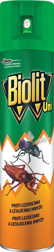Drogerie a kosmetika - Biolit Uni sprej k hubení hmyzu 400 ml