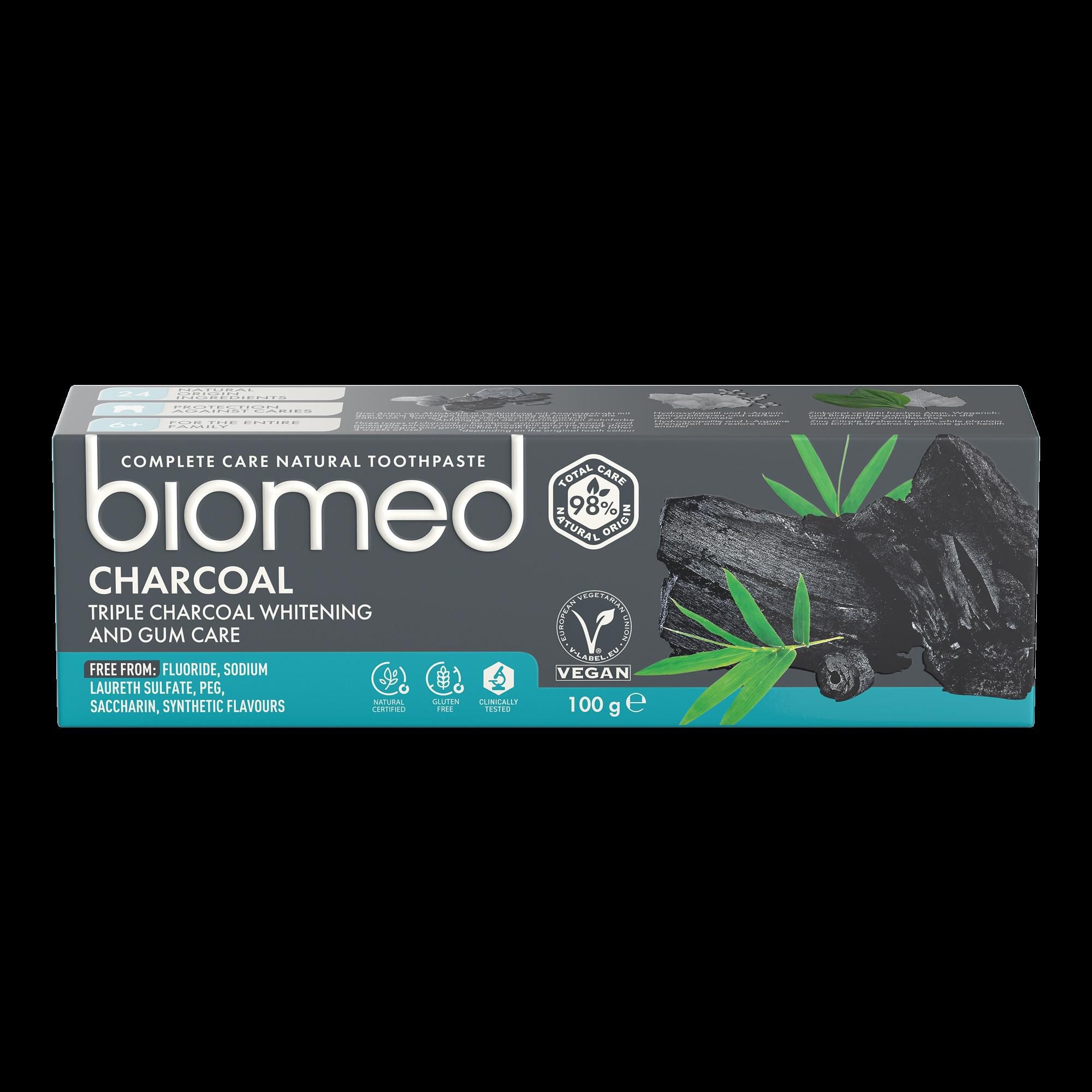 Biomed zubní pasta Charcol 100 g-0