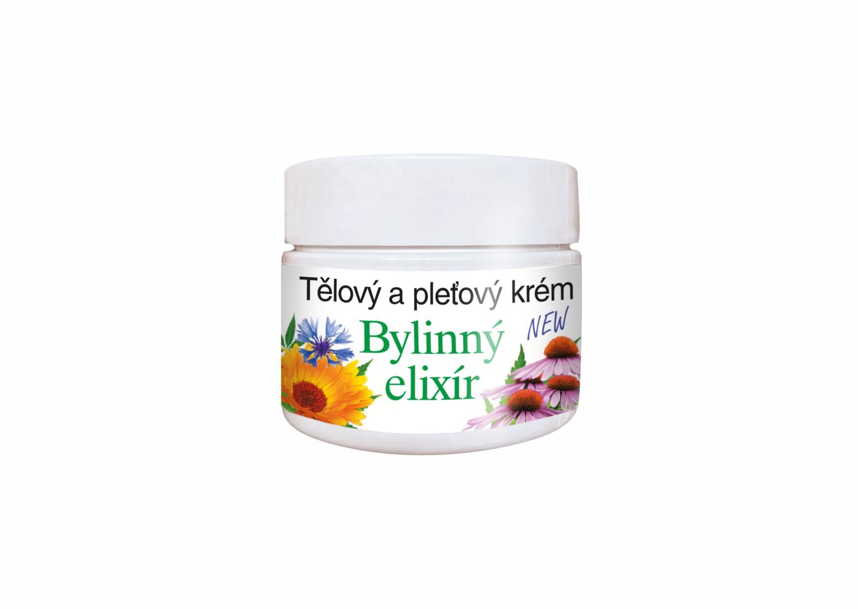 Drogerie a kosmetika - Bione Bio Bylinný Elixír tělový a pleťový krém 260ml