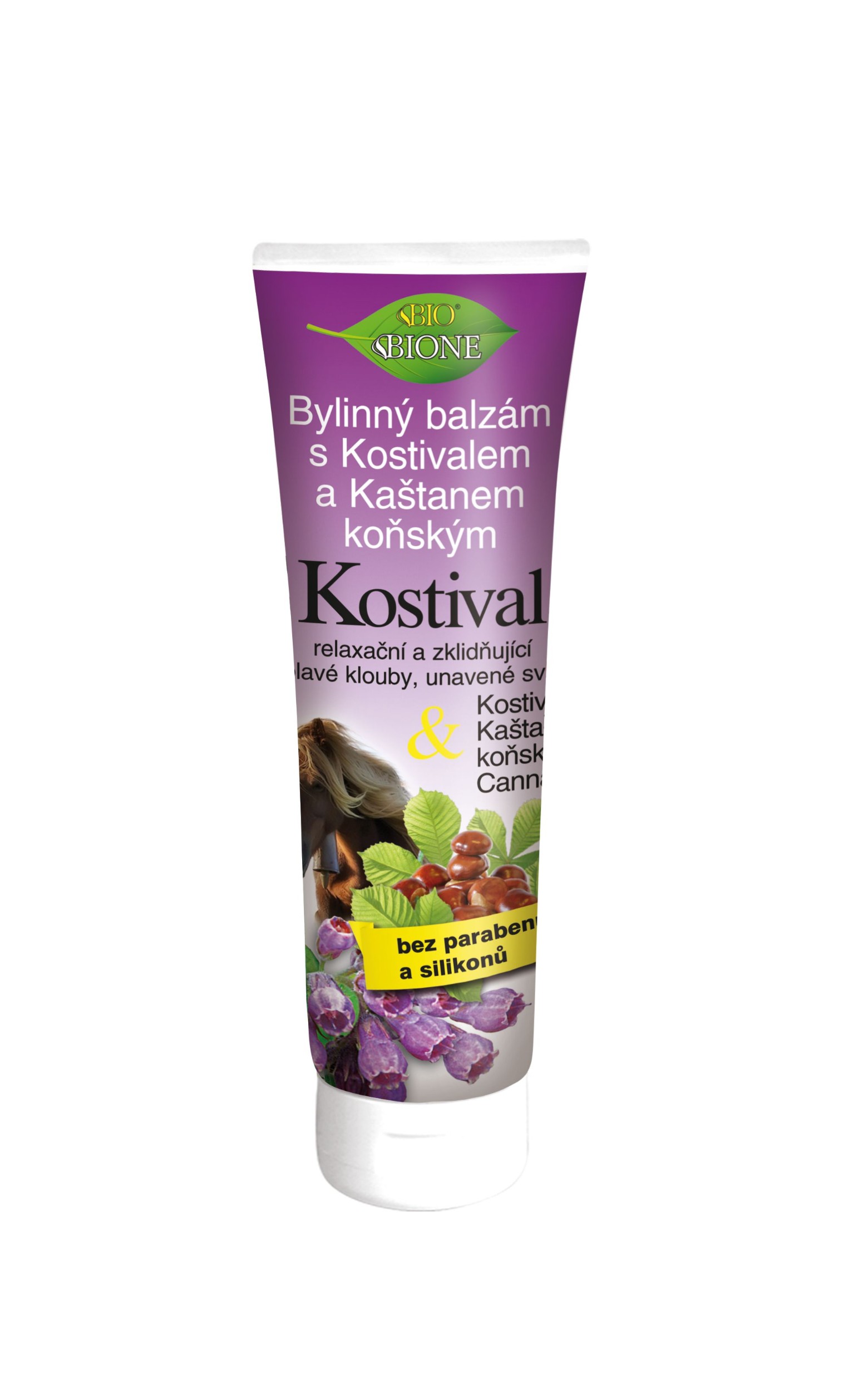 Drogerie a kosmetika - BIOne BIO Cosmetics Bylinný balzám s Kostivalem a Kaštanem koňským 300ml