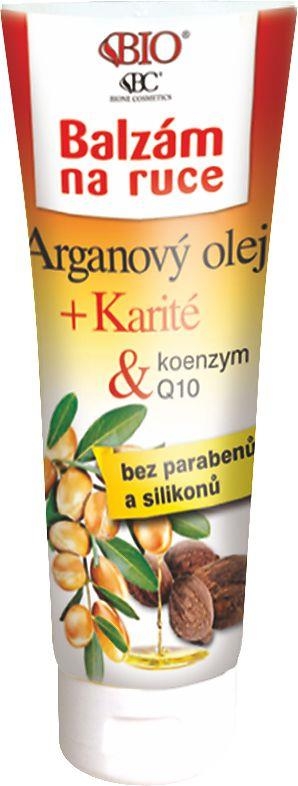 Drogerie a kosmetika - BIOne Cosmetics BIO Arganový olej + Karité balzám na ruce 205 ml
