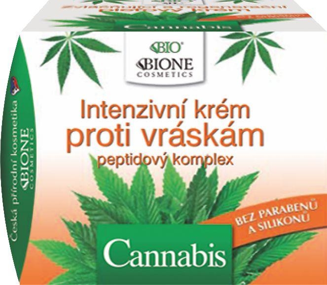 Drogerie a kosmetika - BIOne Cosmetics BIO Cannabis intenzivní krém proti vráskám peptidový komplex 51 ml