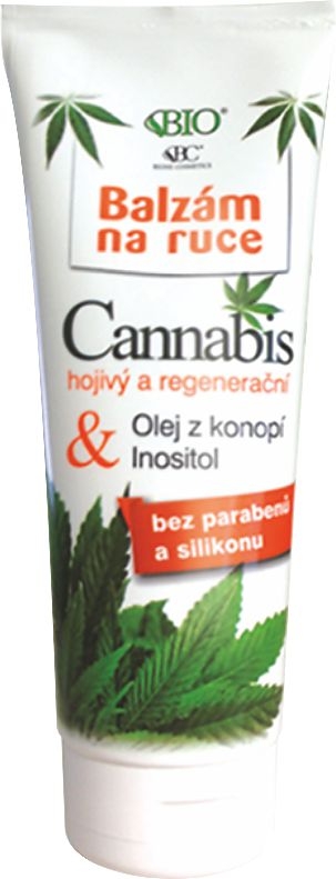 Drogerie a kosmetika - BIOne Cosmetics BIO Cannabis regenerační a zvláčňující balzám na ruce 200 ml