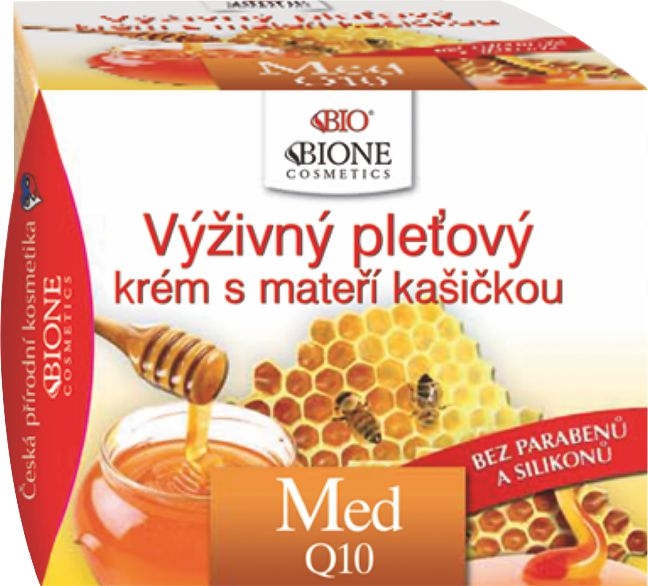 Drogerie a kosmetika - BIOne Cosmetics BIO Med + Q10 výživný krém s mateří kašičkou 51 ml