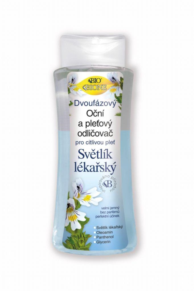 Drogerie a kosmetika - Bione Cosmetics BIO Světlík lékařský dvoufázový odličovač 255ml