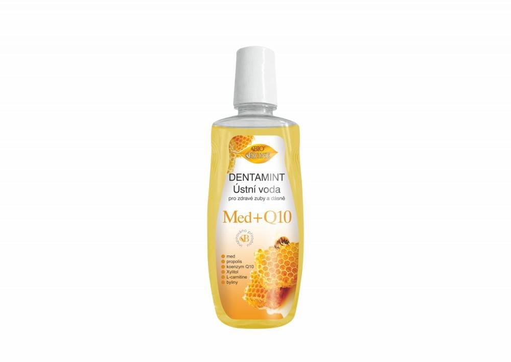 Drogerie a kosmetika - Bione Cosmetics Dentamint ústní voda med 500ml