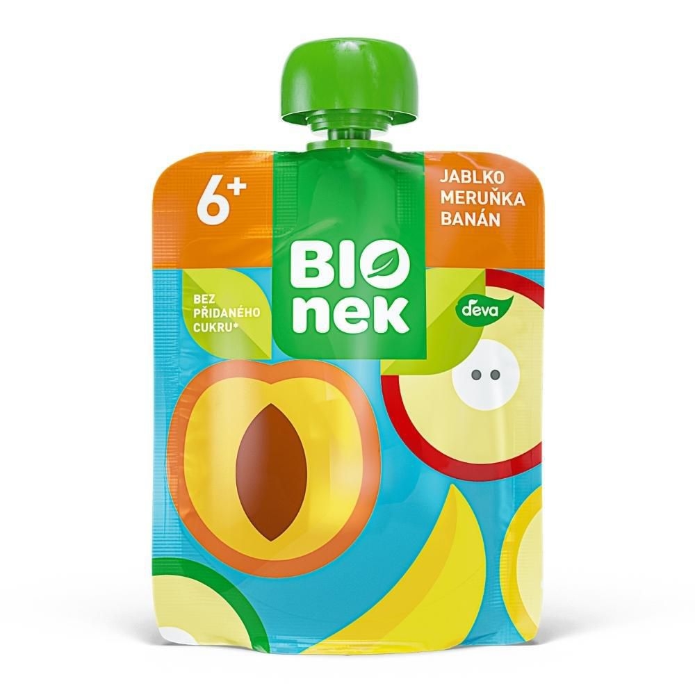 Zdravý svět - Bionek Jablko, meruňka, banán 90 g