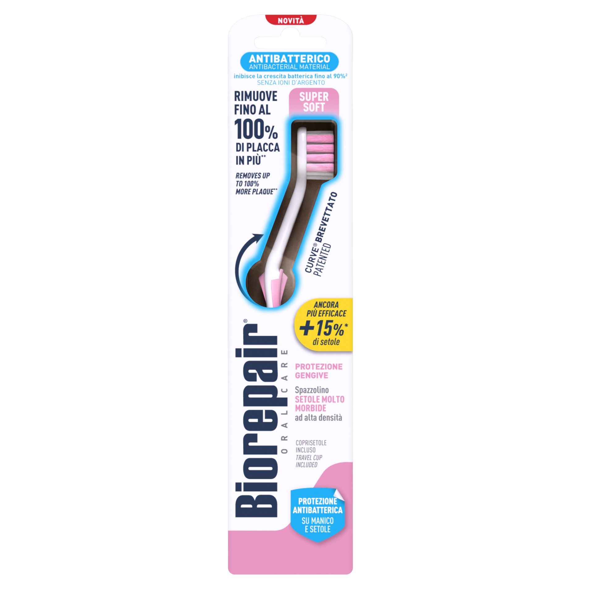 Drogerie a kosmetika - Biorepair Zubní kartáček Gums super soft 1 ks