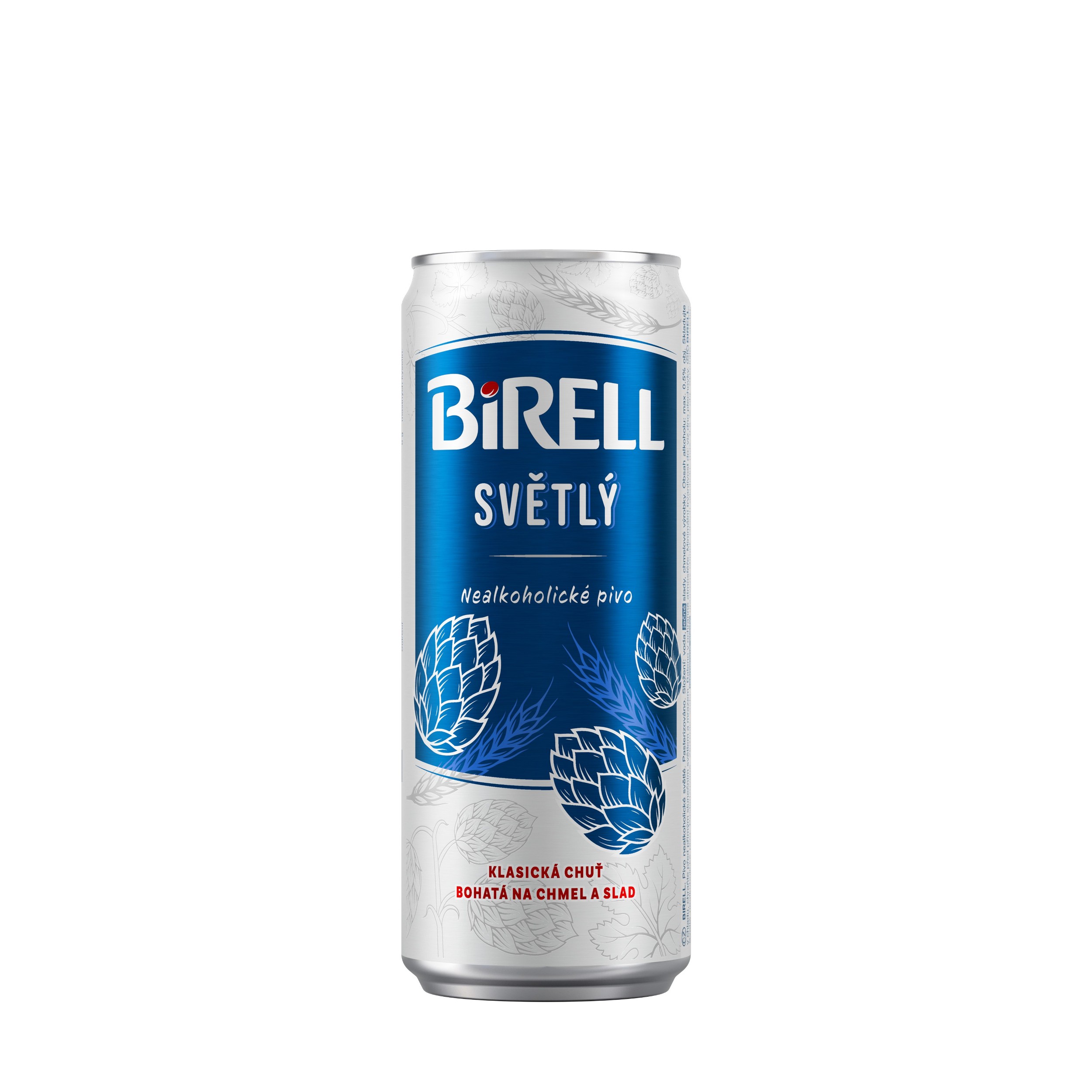 Nápoje - Birell Světlý nealkoholické pivo 0,33 l