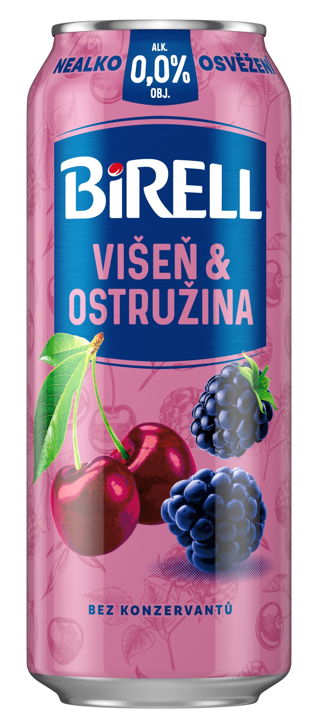 Nápoje - Birell Višeň & Ostružina 0,5l plech