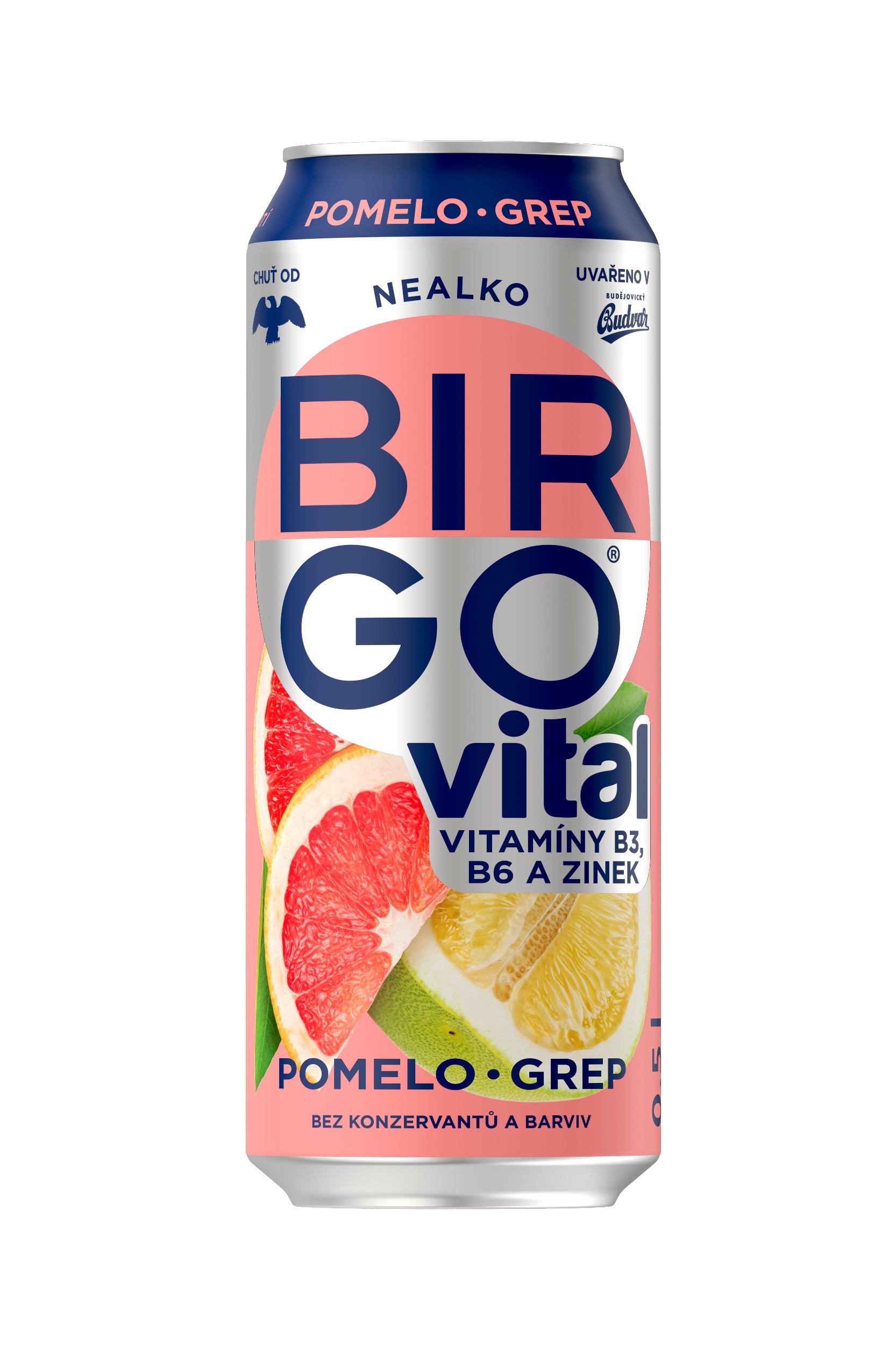 Nápoje - Birgo Vital pomelo grep plech