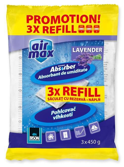 Domácnost a Zahrada - Bison Airmax Promo pack 3 x 450 g