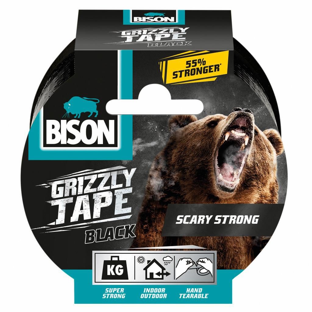 Domácnost a Zahrada - Bison Grizzly lepící páska 10m černá