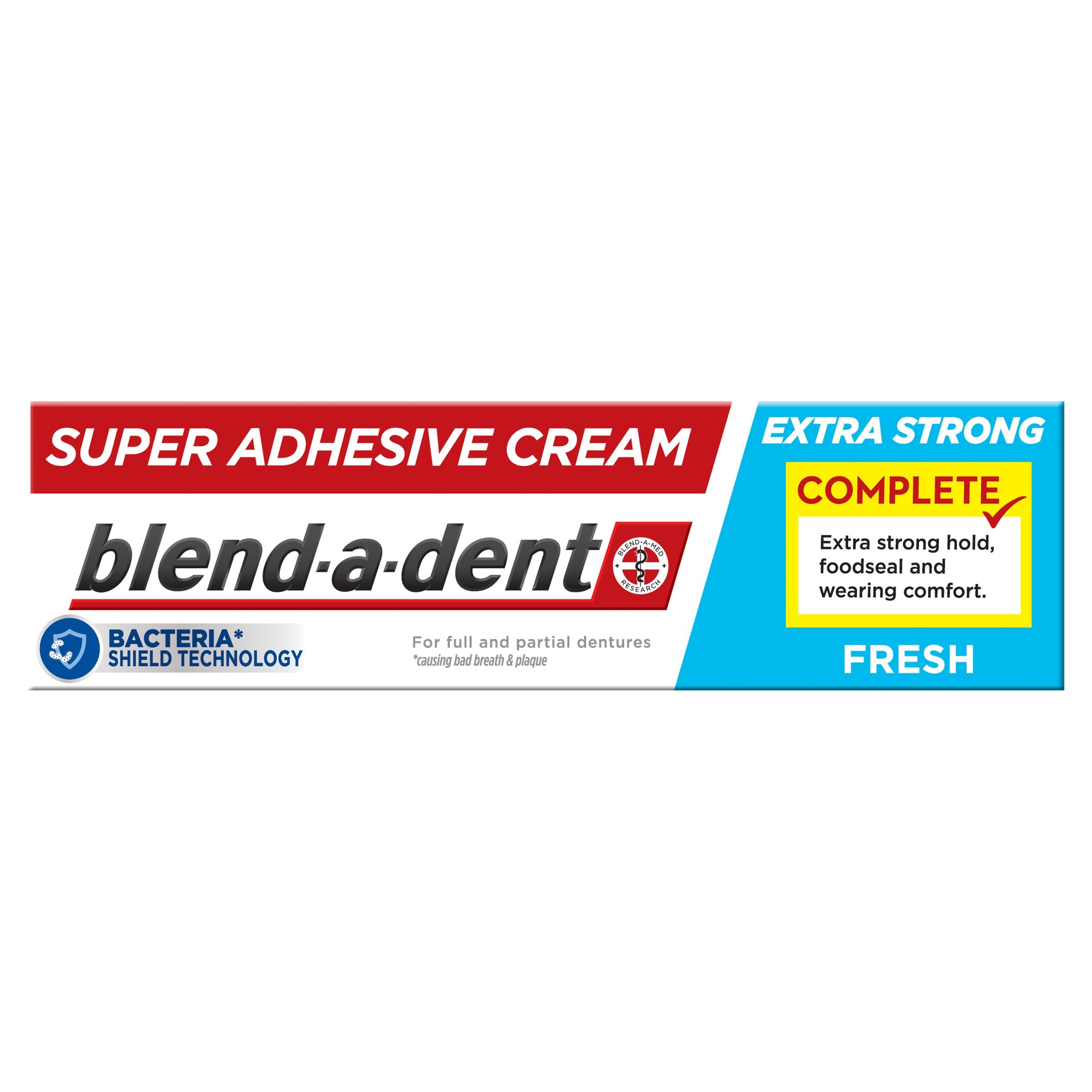 Drogerie a kosmetika - Blend-a-dent Complete Fresh Fixační krém na zubní náhradu 47 g
