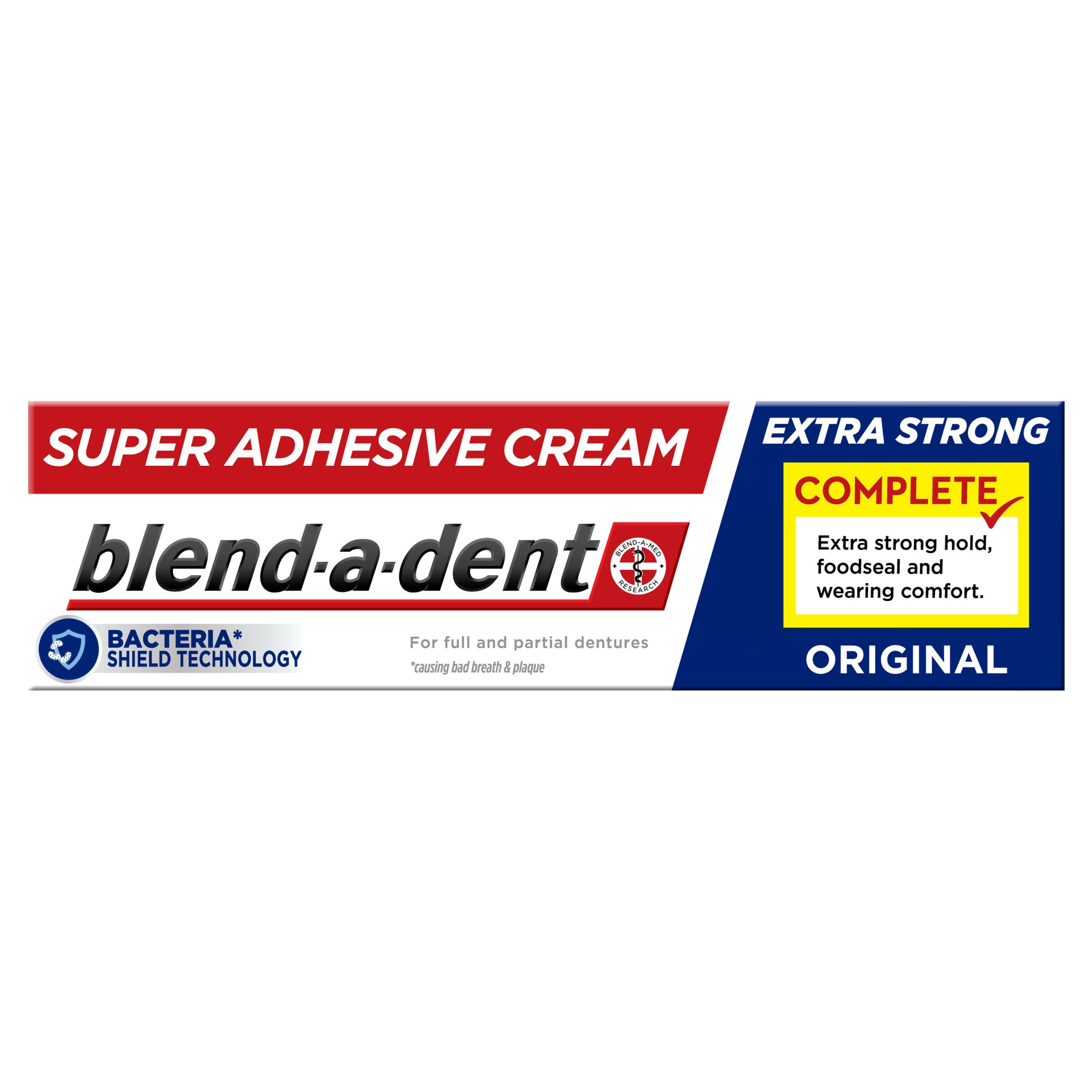 Drogerie a kosmetika - Blend-a-dent Complete Original Fixační krém na zubní náhradu 47 g