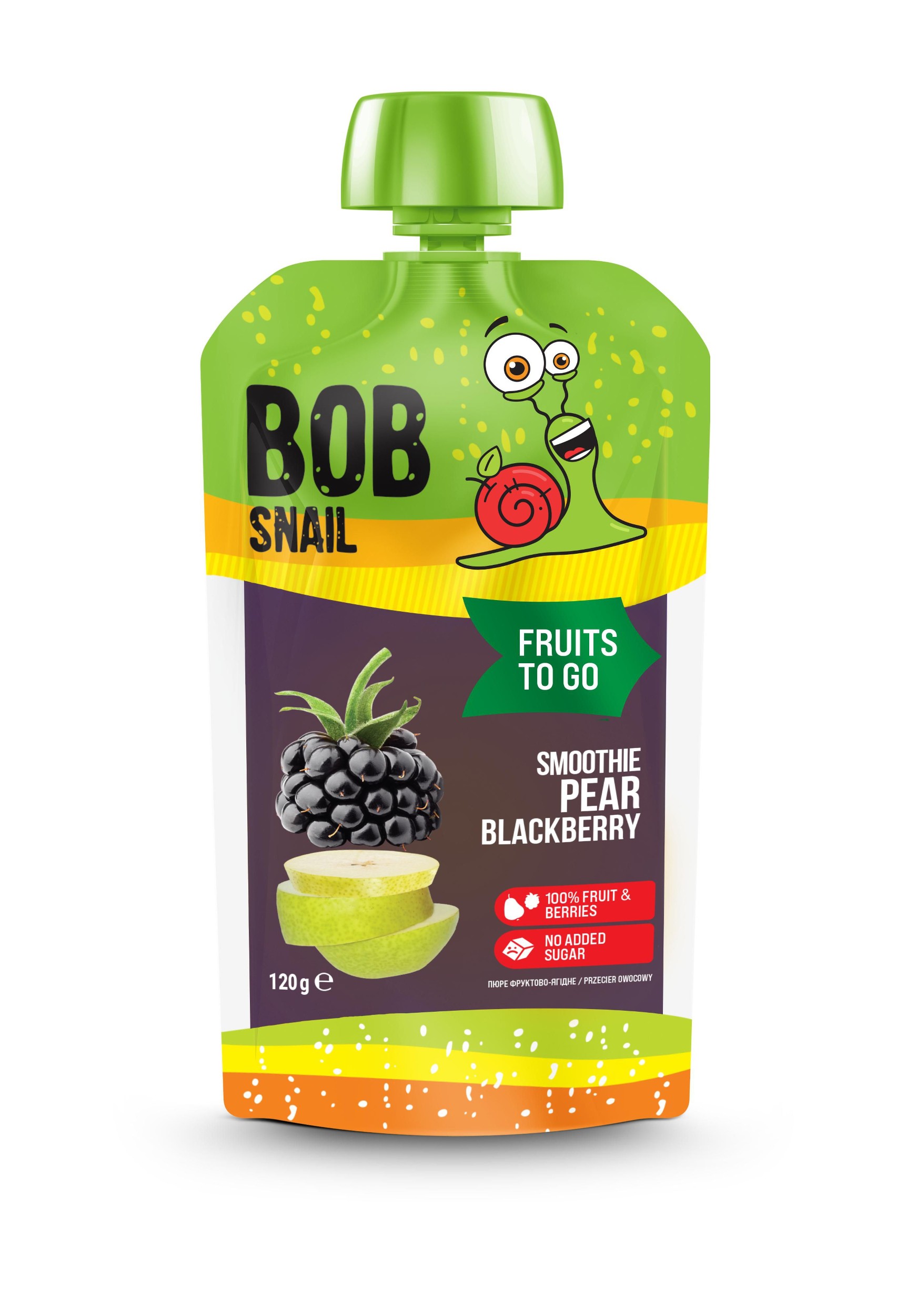 Bob Snail Smoothie hruška-ostružina 120g