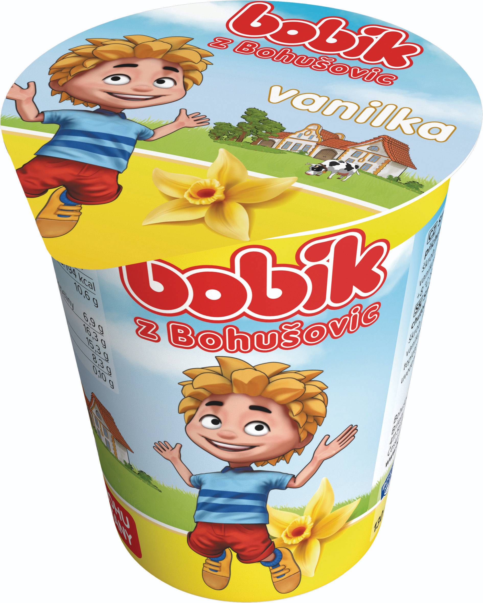 Mléčné a chlazené - Bobík Maxi vanilkový 130 g