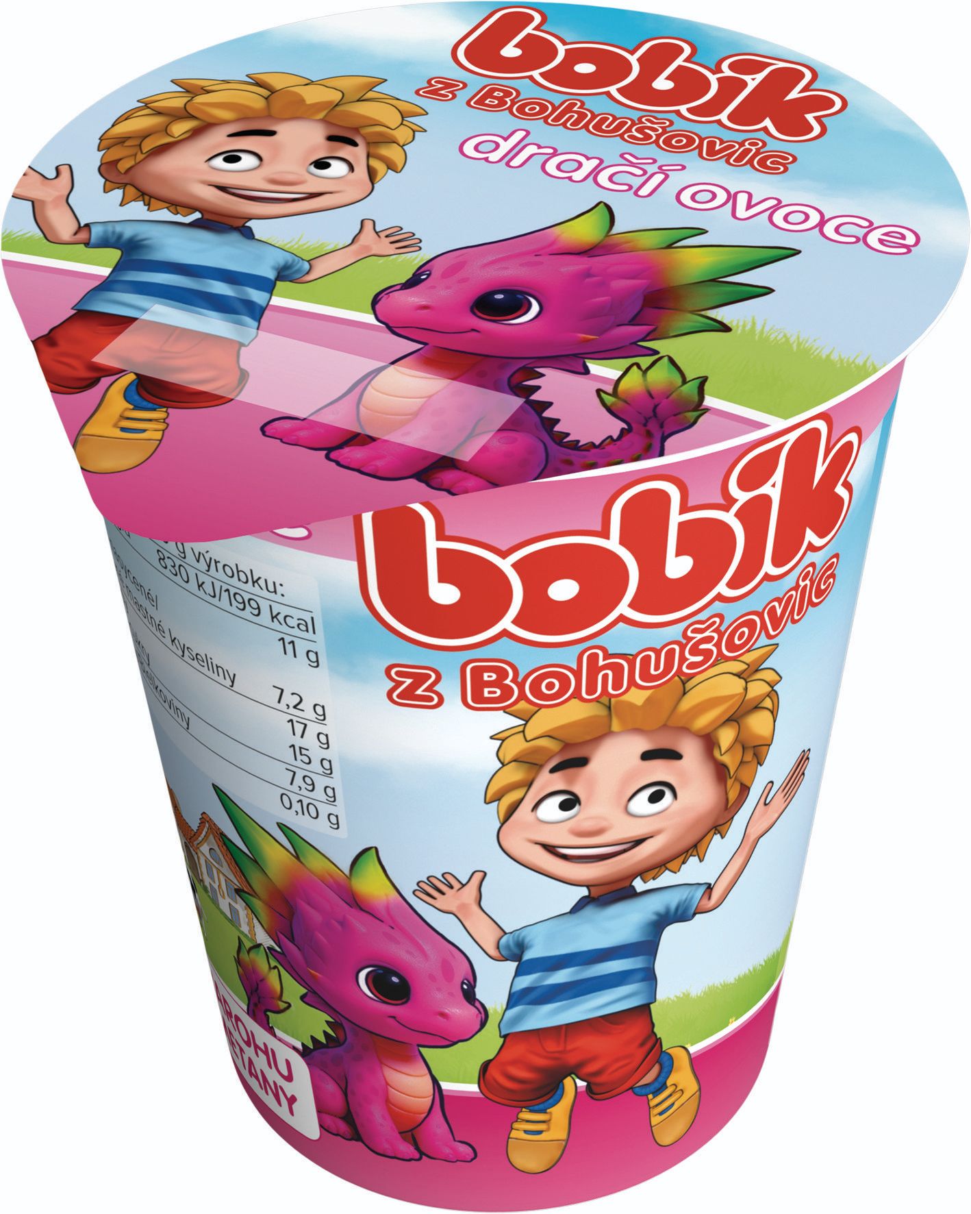 Mléčné a chlazené - Bobík smetanový krém dračí ovoce 130g