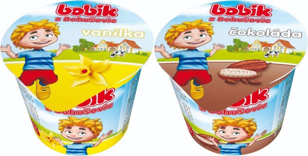 Mléčné a chlazené - Bobík smetanový různé příchutě 70 g