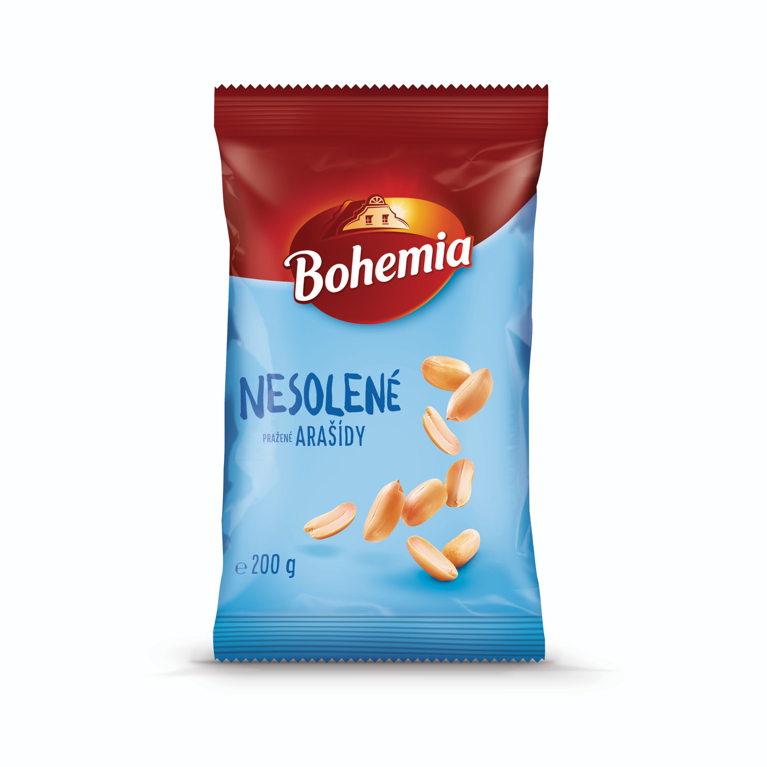 Trvanlivé potraviny - Bohemia arašídy nesolené 200g