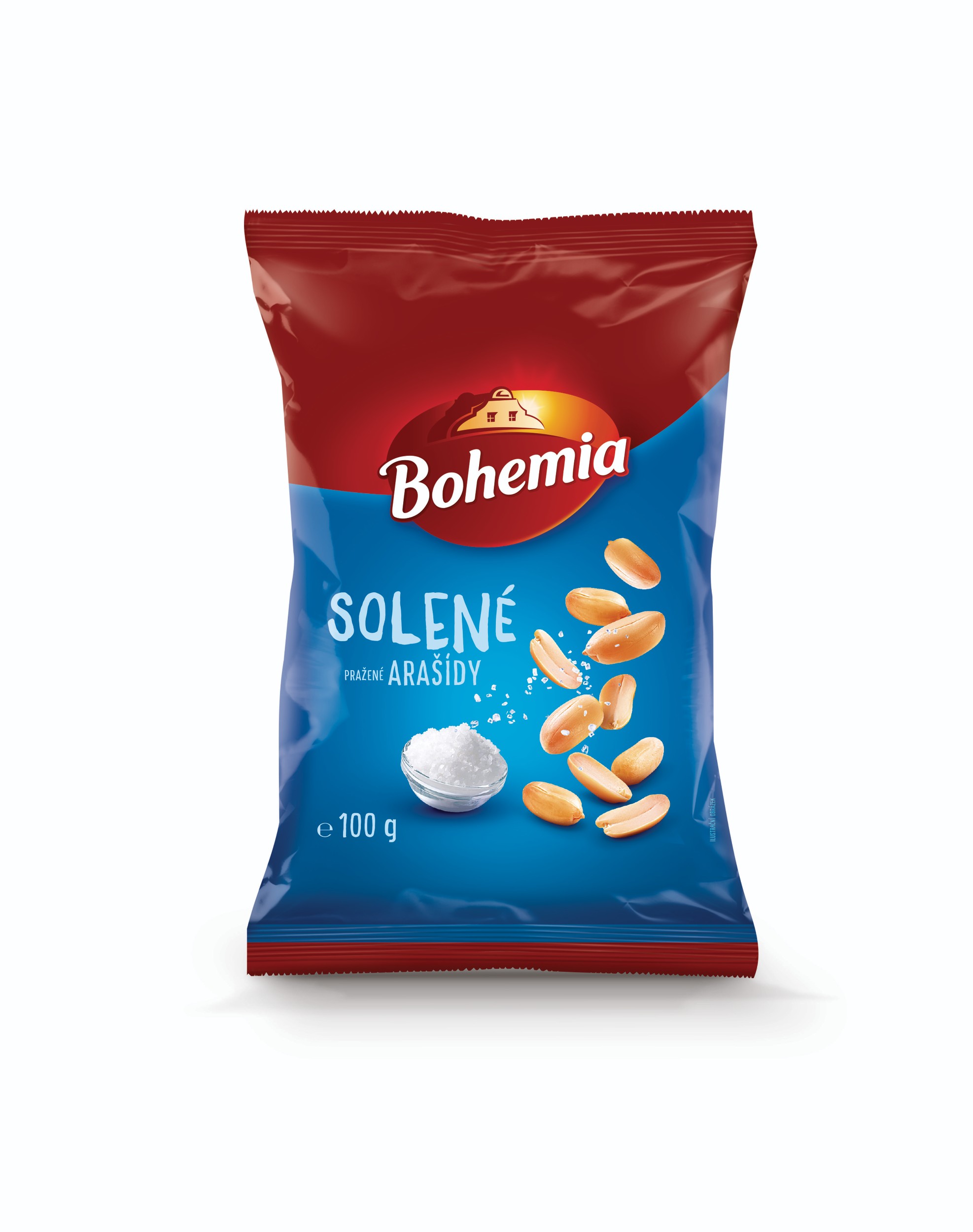 Trvanlivé potraviny - Bohemia Arašídy solené 100 g