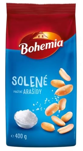 Trvanlivé potraviny - Bohemia Arašídy solené 400g