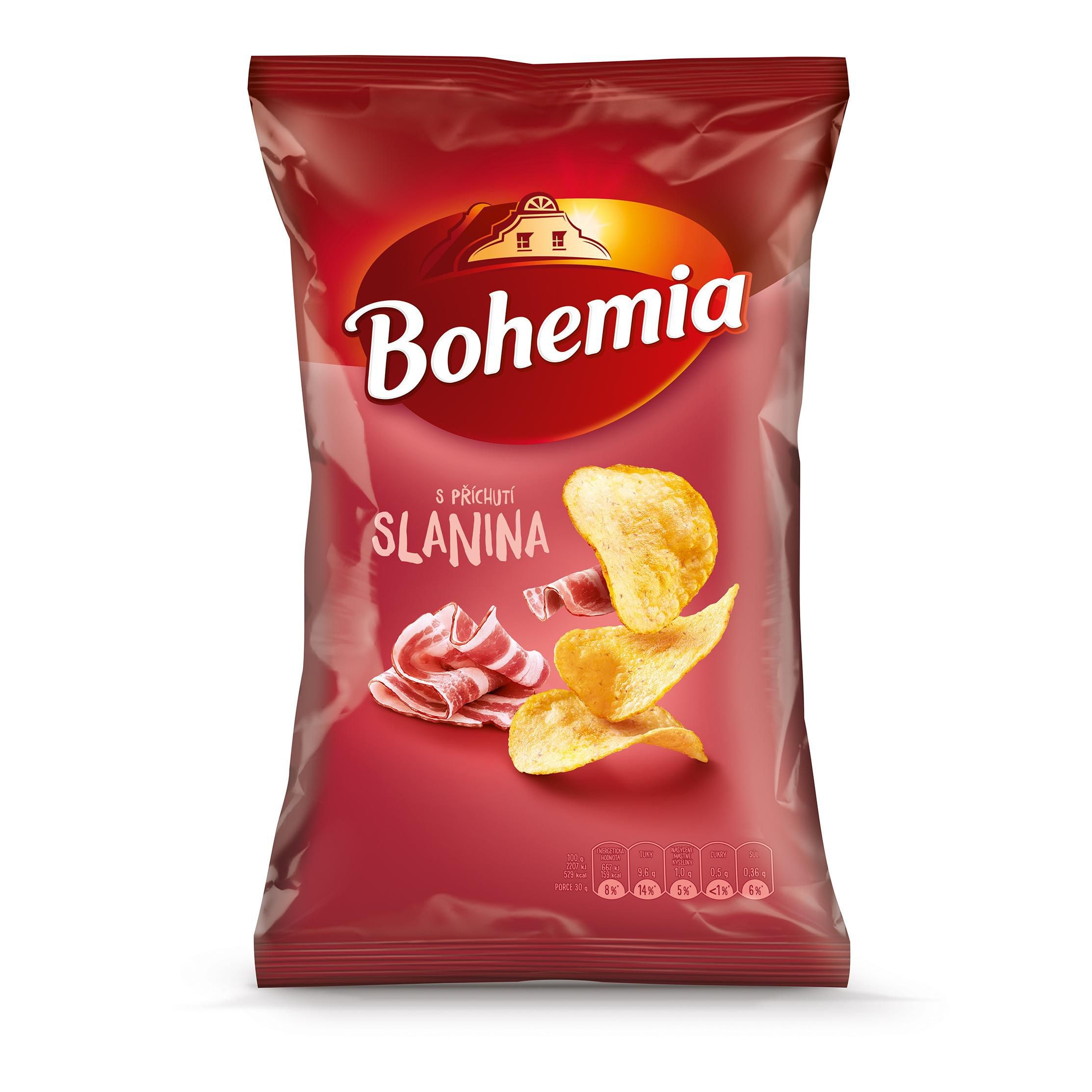 Trvanlivé potraviny - Bohemia Chips slanina 130g