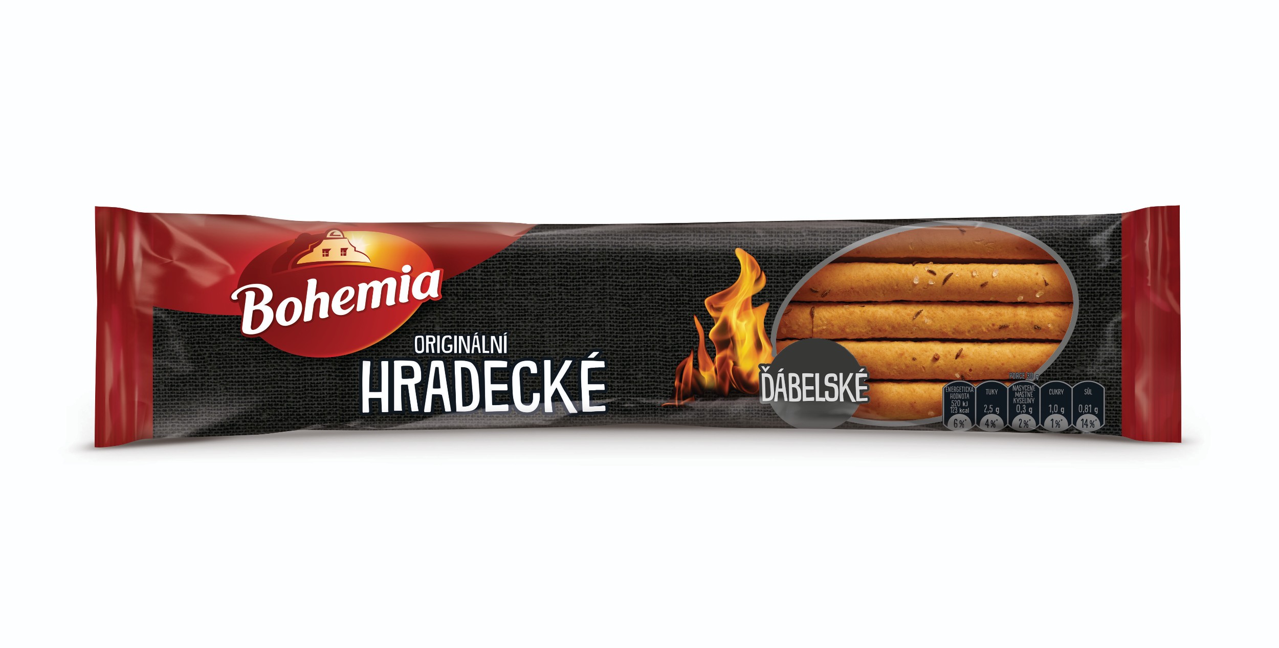 Trvanlivé potraviny - Bohemia Hradecké tyčinky ďábelské 100 g