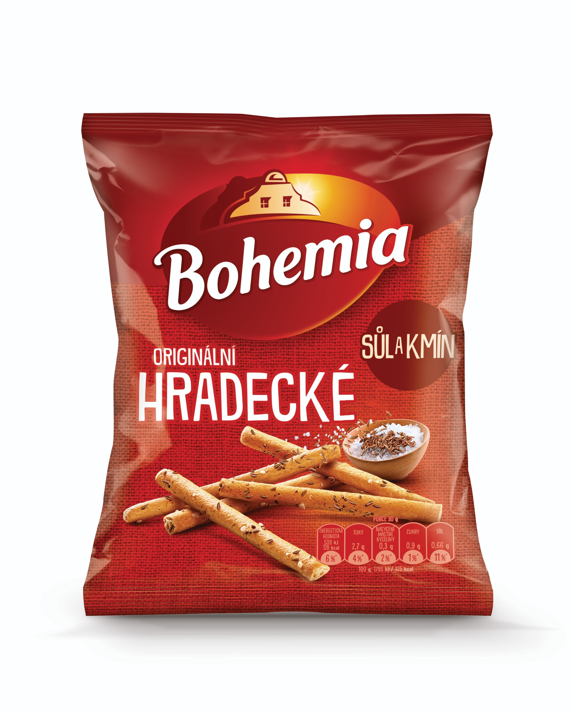 Trvanlivé potraviny - Bohemia Hradecké tyčinky kmínové 90 g