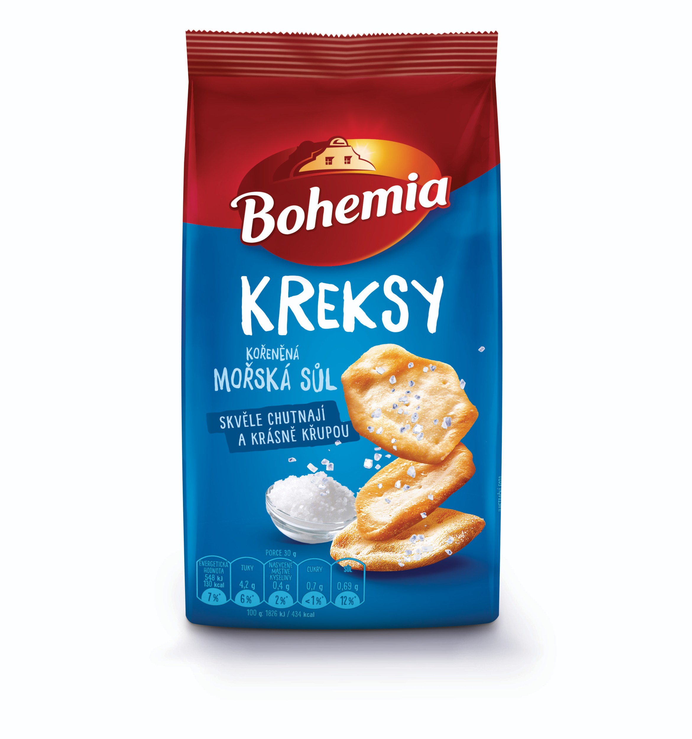 Trvanlivé potraviny - Bohemia KREKSY Kořeněná mořská sůl 90g