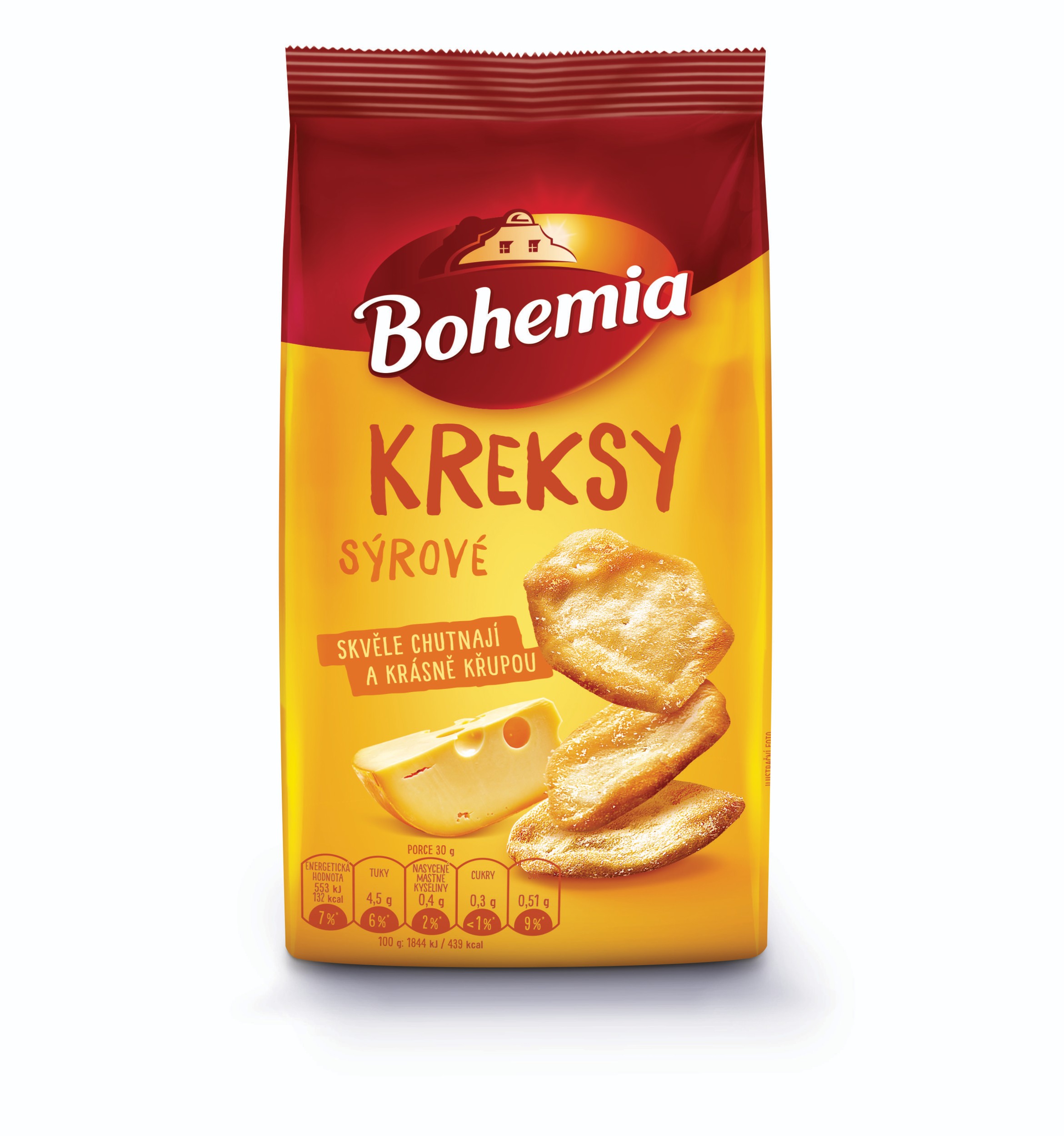 Trvanlivé potraviny - Bohemia KREKSY sýrové 90g