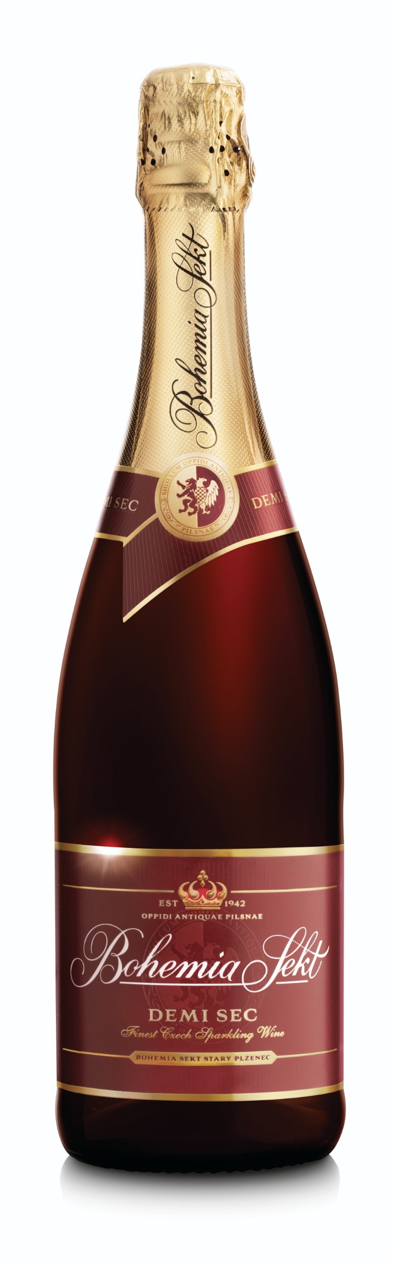Nápoje - Bohemia Sekt Demi Sec červené 750 ml