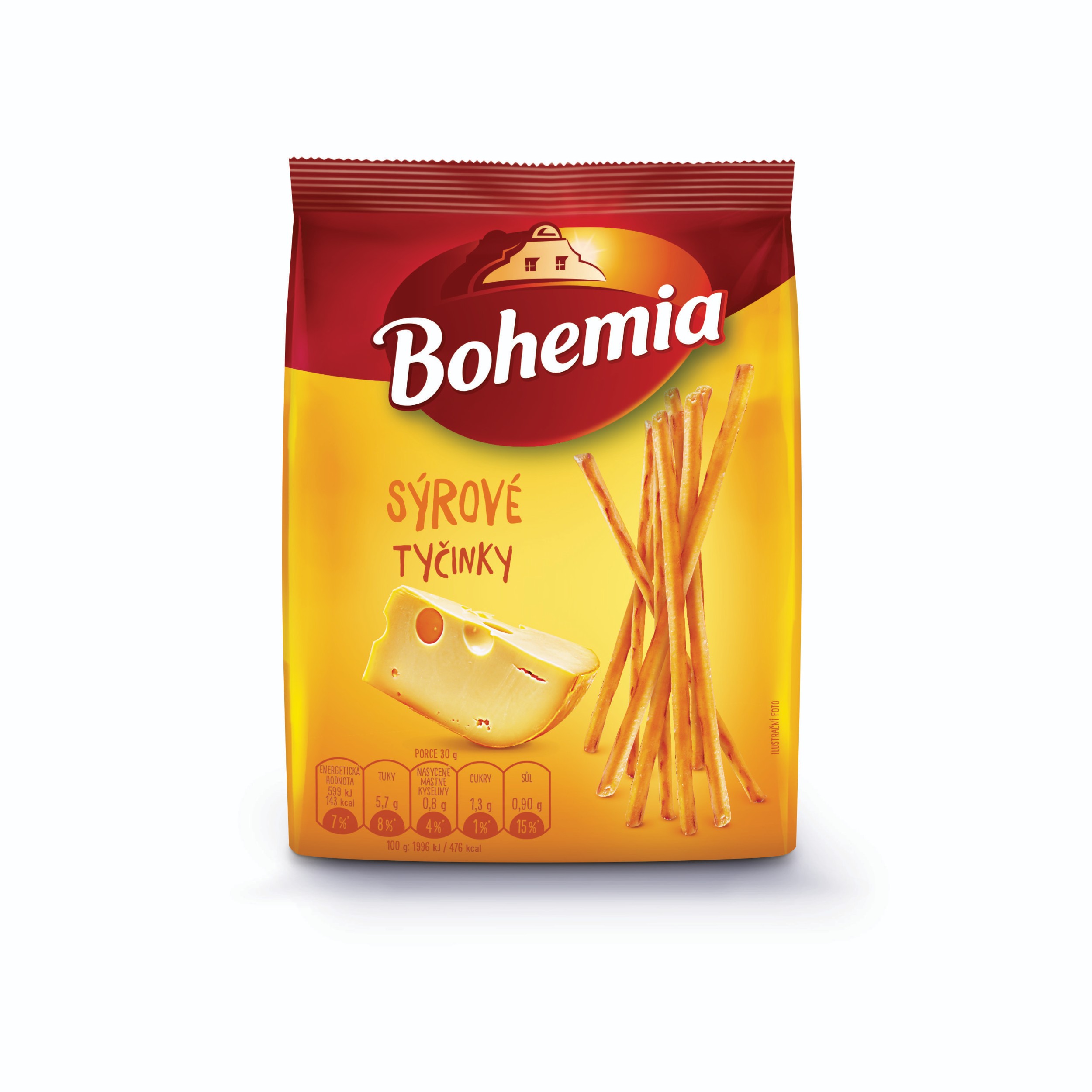 Trvanlivé potraviny - Bohemia Z PECE Sýrové tyčinky 160g