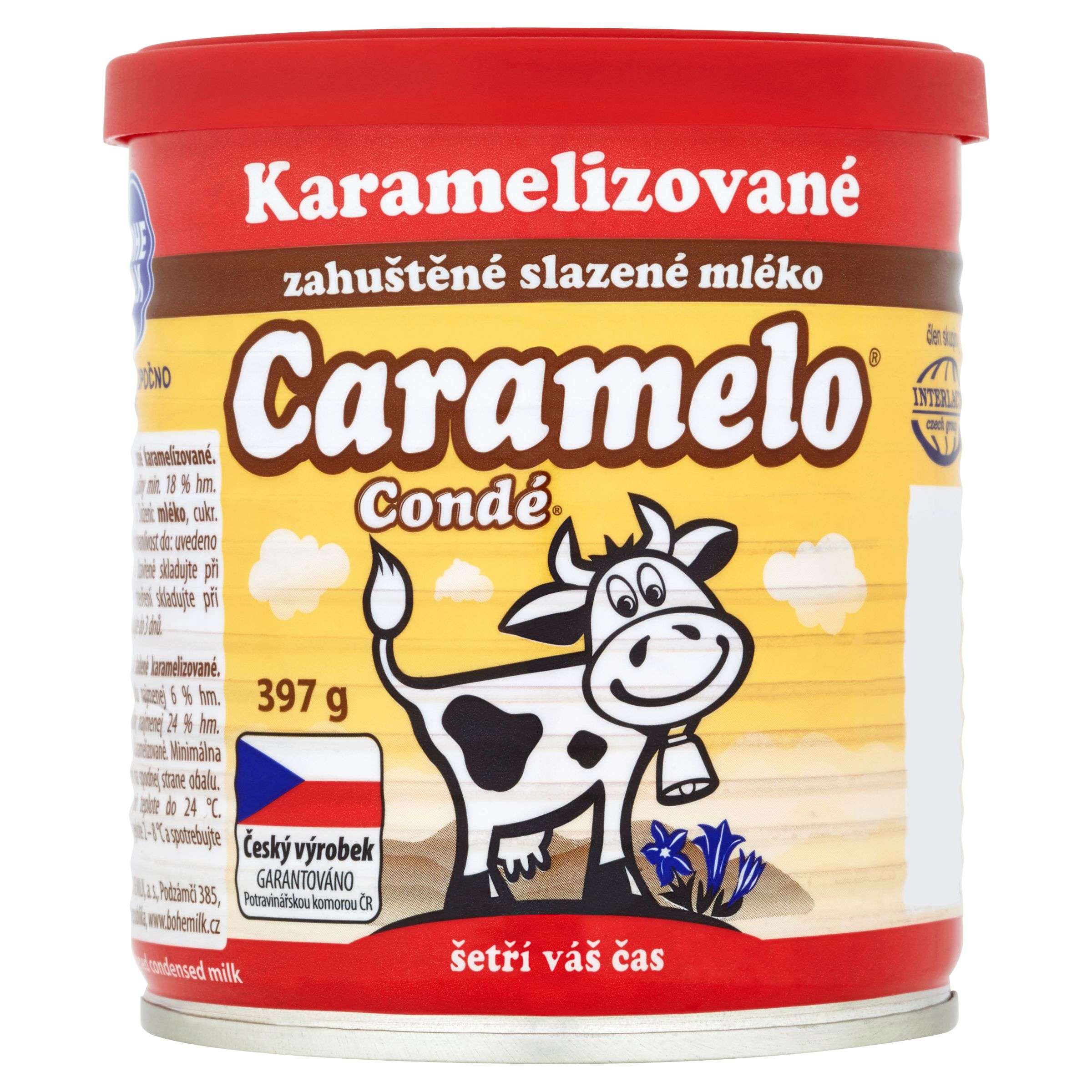 Mléčné a chlazené - Bohemilk Caramelo Conde karamelizované slaz. zahušť. plnotučné mléko 6% 397 g