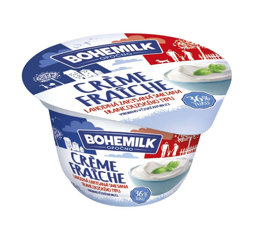 Mléčné a chlazené - Bohemilk Creme Fraiche 36% 200 g