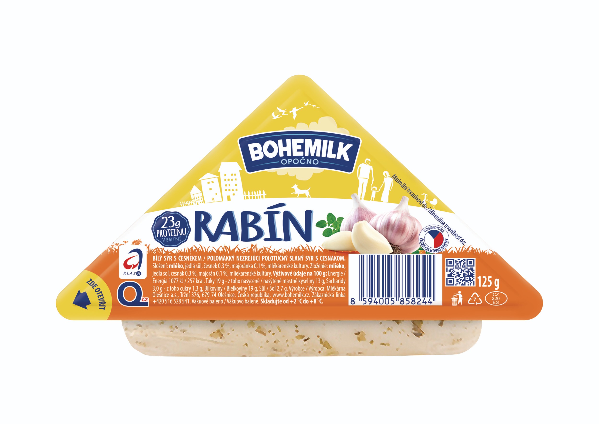Mléčné a chlazené - Bohemilk Gyros sýr 125 g